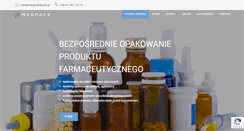 Desktop Screenshot of medpack.pl